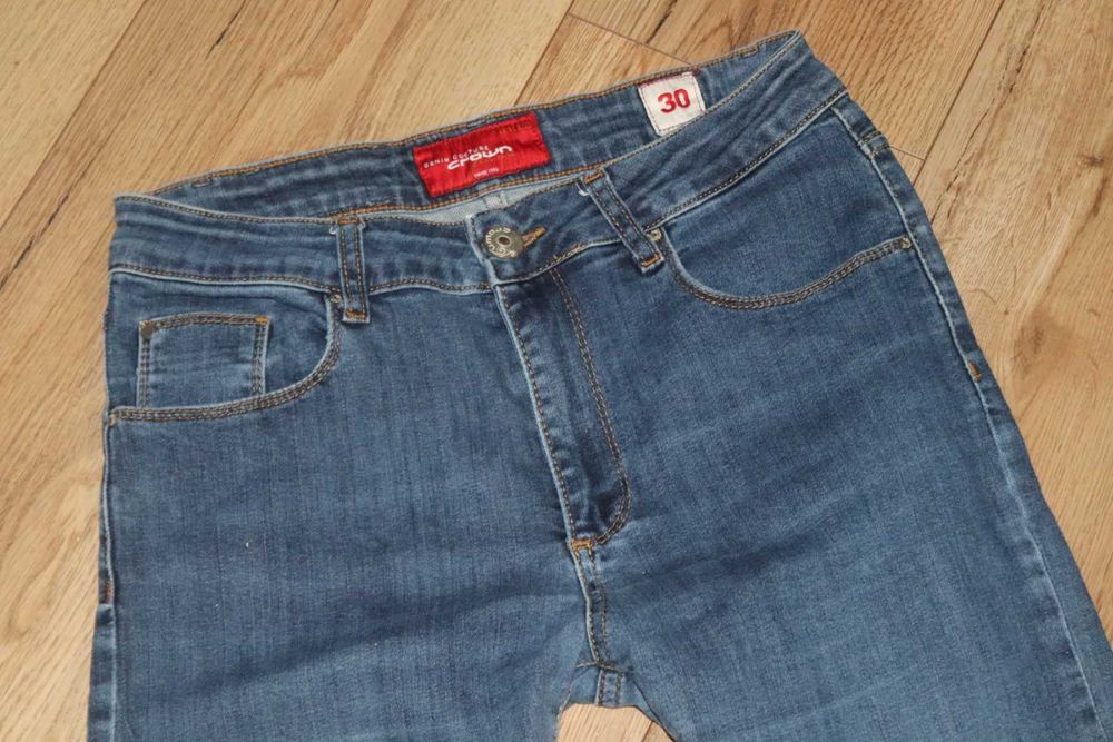 rozm S 36 Crown granatowe dzinsy