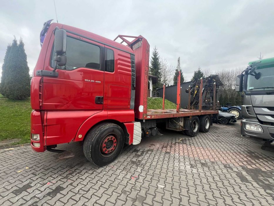 MAN TGA 480 do drewna do lasu Loglift 145Z