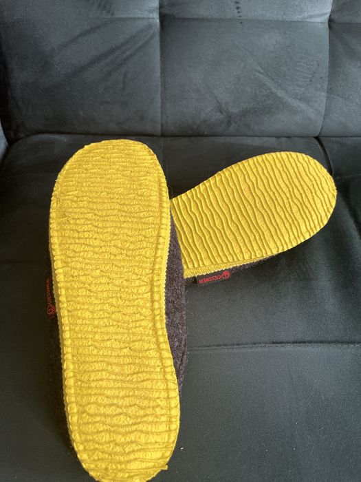 Giesswein woolpops 44 nowe kapcie męskie wełna filcowe