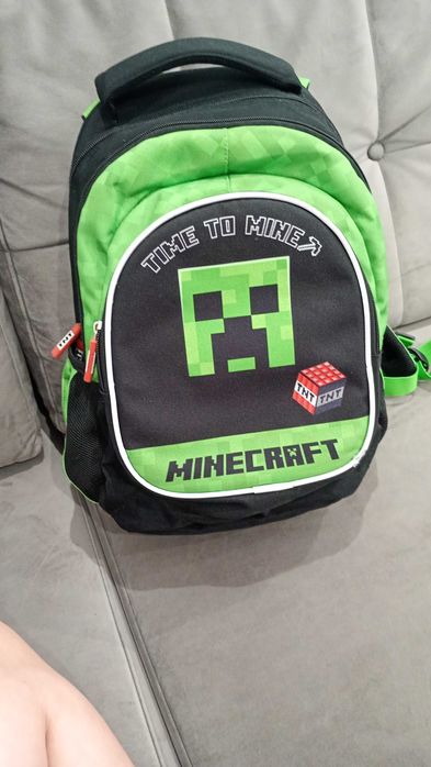 Super fajny plecak z Minecraft