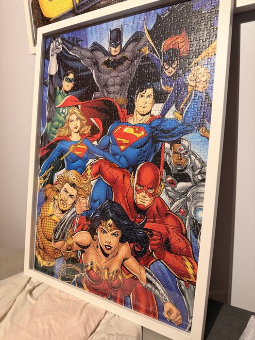 Puzzle 1000 peças, montado e com moldura