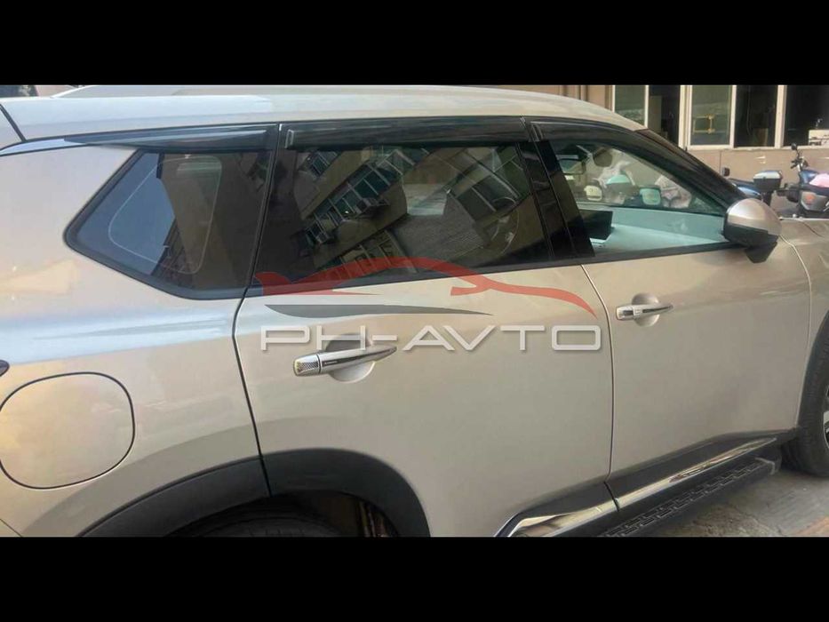 Вітровики Nissan Rogue T33 2021+ 6 штучні Дефлектори Ветровики