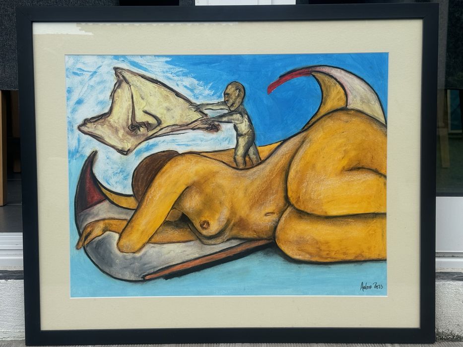 “Misterios da Ria de Aveiro” - pintura de Ana Costa