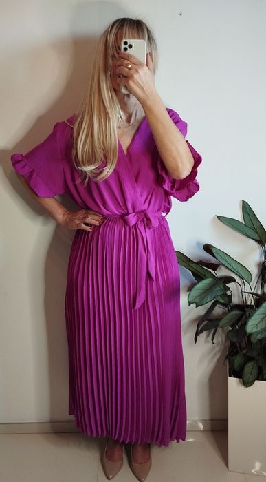 Sukienka plus size 4xl 5xl 6xl wiskoza