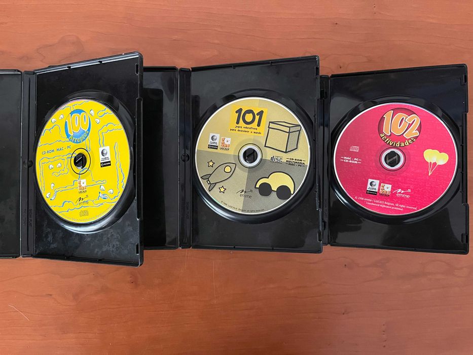 CD's Educativos - Jogos e atividades (3 aos 7 anos)