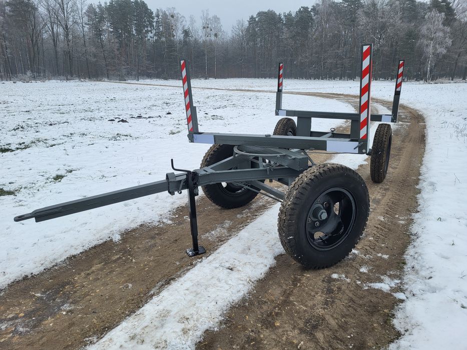 Dłużyca do drewna, wóz metalowy