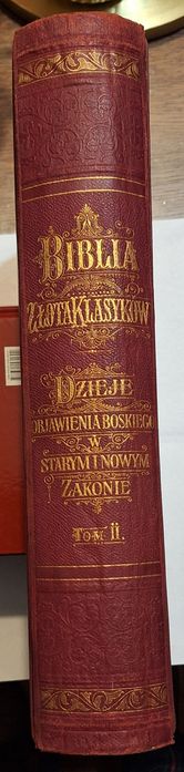 Biblia Złota Klasyków 1898 r.