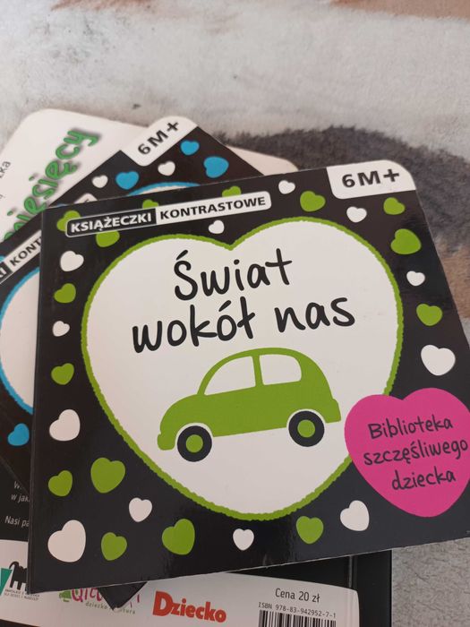 Kontrastowe i obrazkowe książeczki dla malucha od 6 miesiąca