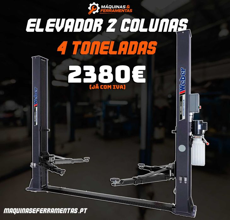 Elevador de 2 Colunas TECH 4 Toneladas LL29
