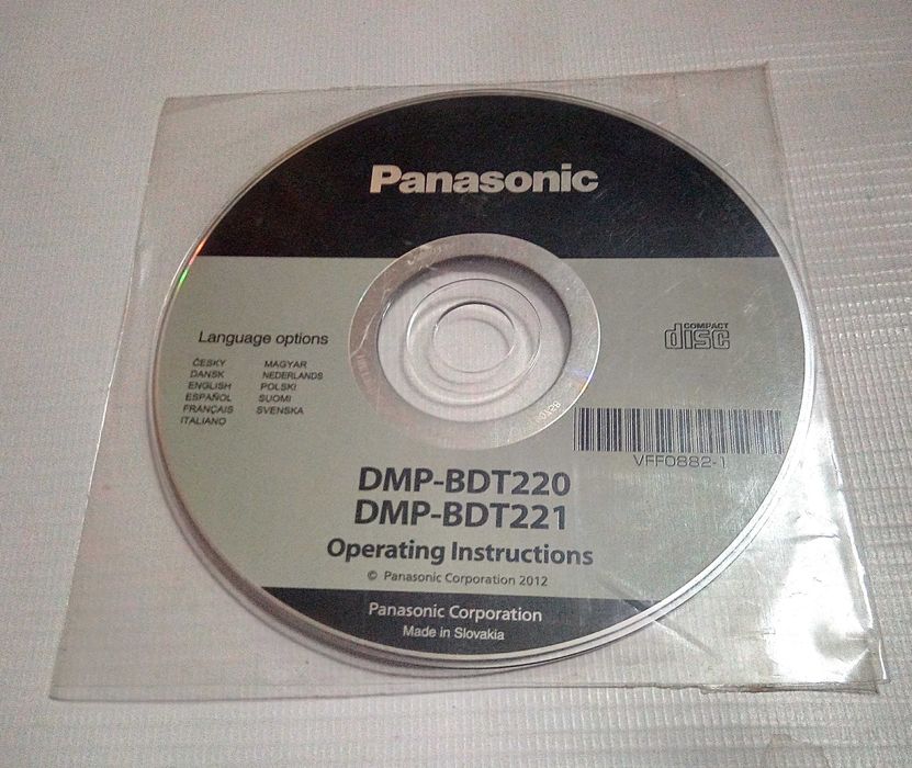 Panasonic DMP-BDT220   DMP-BDT221  Oryginalny CD