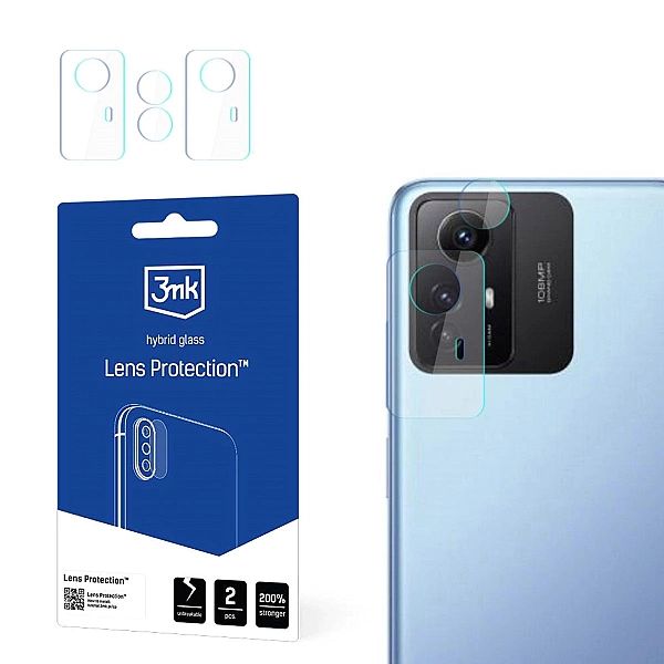 Szkło na aparat 3mk Lens Protection™ hybrydowe na Xiaomi Redmi Note 12
