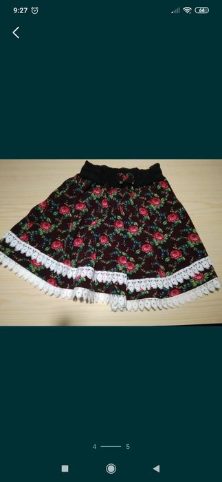 Spódnica spódniczka góralska Nowa. R. od 122.