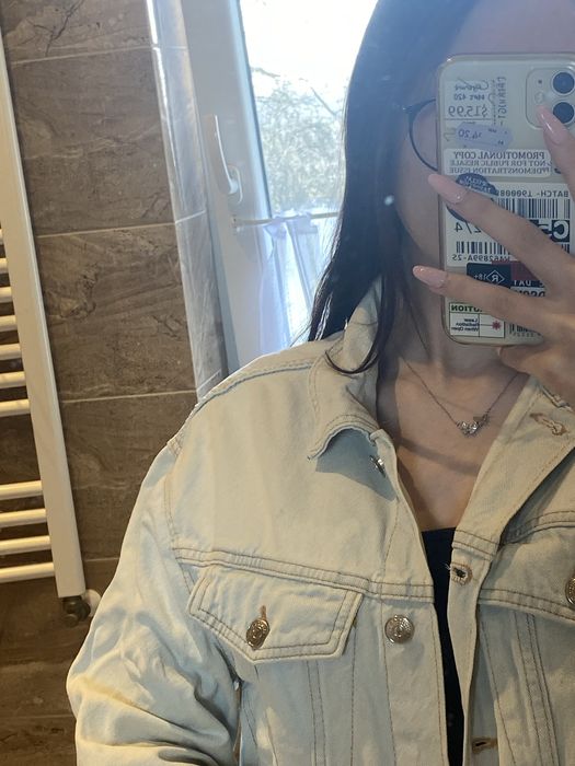 Kurtka jeansowa H&M oversize