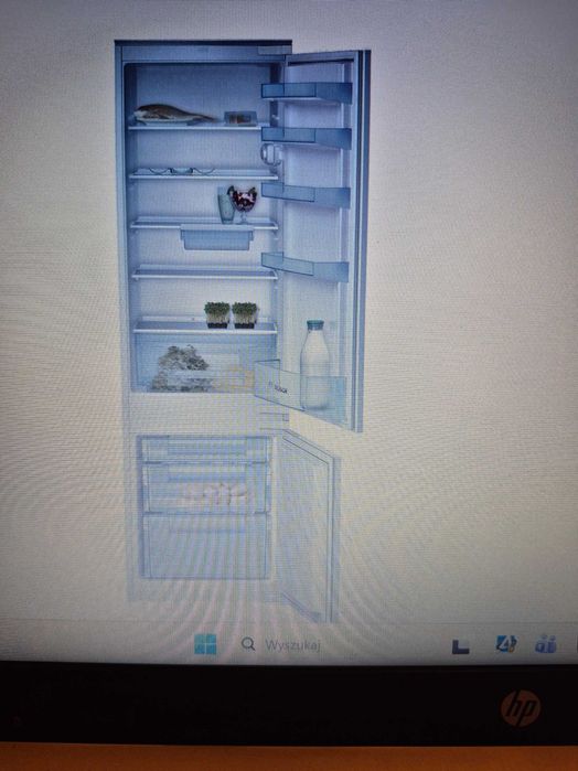 Lodówko zamrażalka  Bosch KIV38X00 do zabudowy