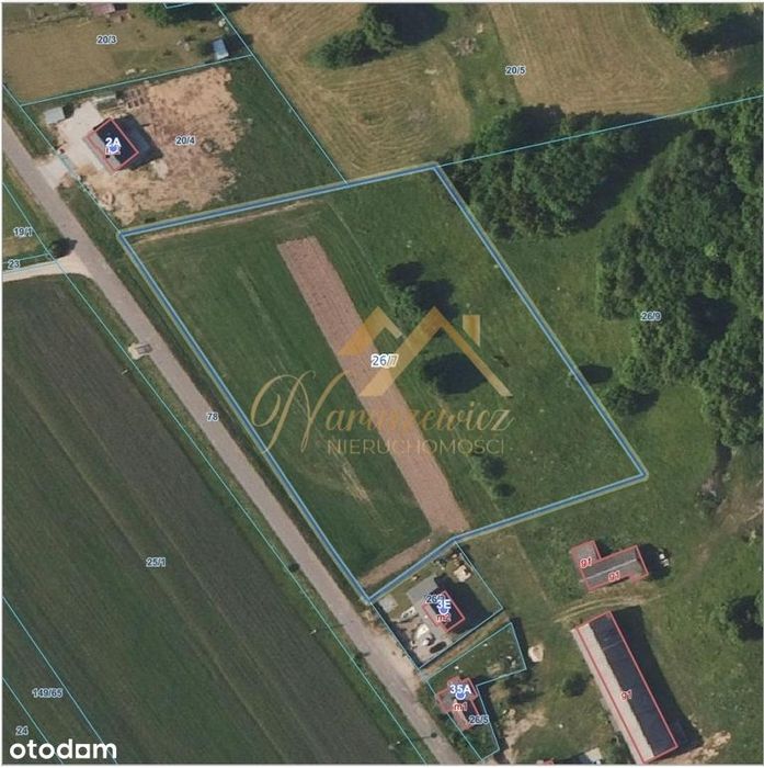 Działka budowlana 2000 m² – Potasznia, gm. Suwałki