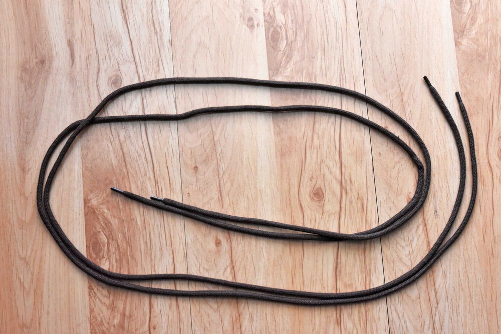 Grube brązowe sznurówki 1.45 m