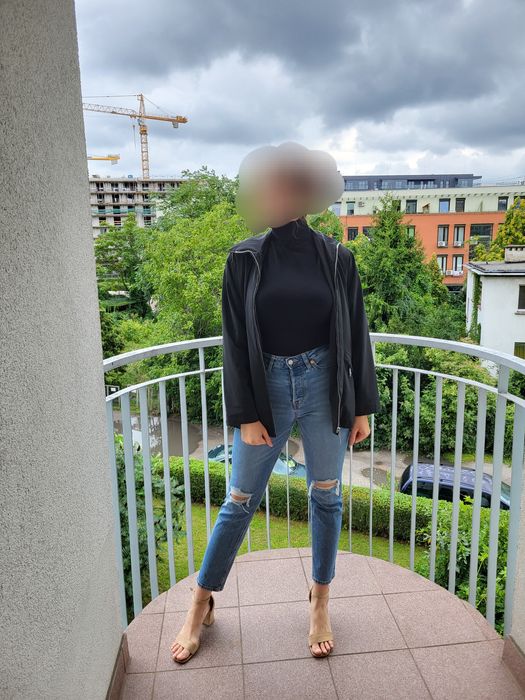 Kurtka plaszcz przeciwdeszczowy damski s36