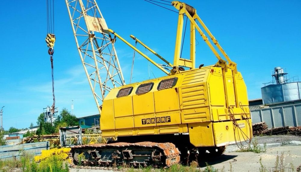 Кран гусеничний МКГ-40 в оренду, послуги крана, кран оренда Дніпро