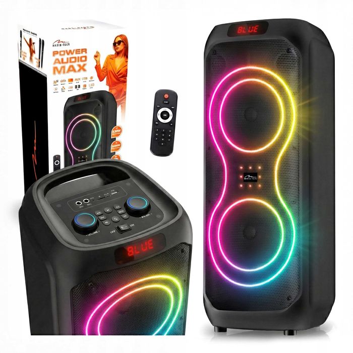 Nowa kolumna głośnik bluetooth 5.3 RMS 120W/PMPO1400W karaoke