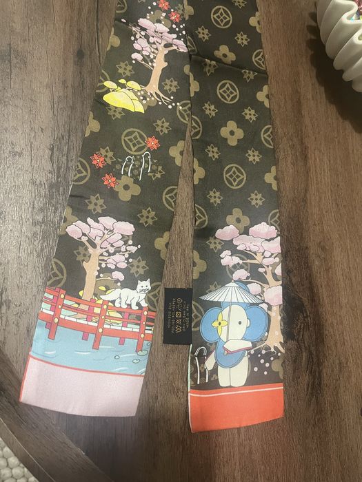 Apaszka twilly LV style | monogram | elegancka | bez logo