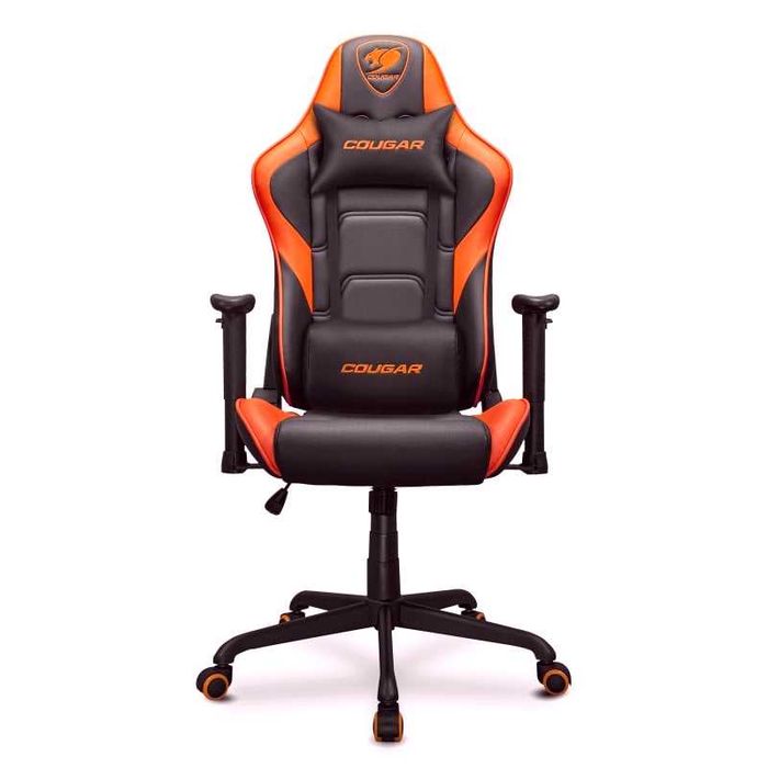 ISG Cougar Armor Elite Cadeira Gaming Preta/Laranja