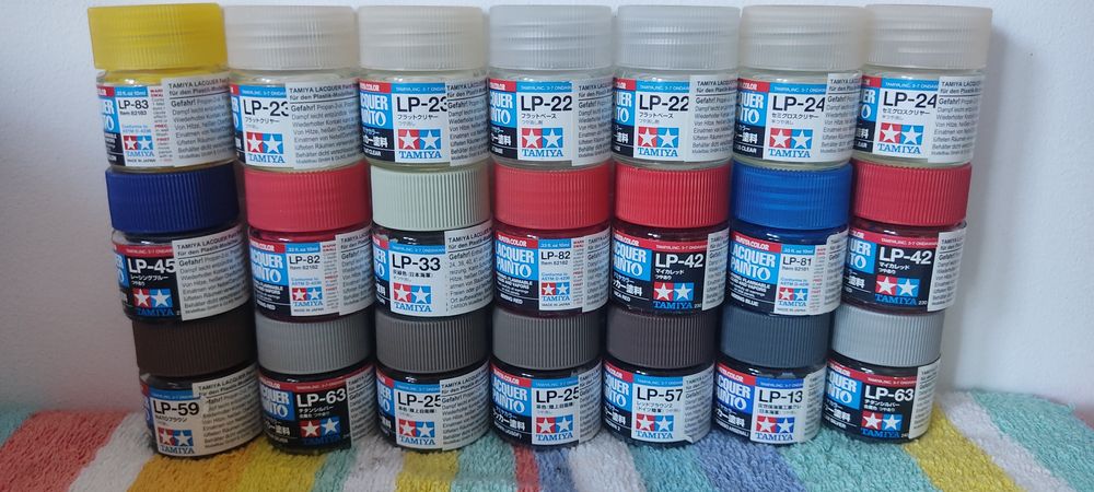 130 Tintas Tamiya Lacquer