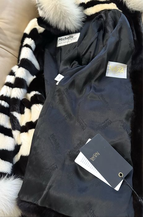 Рр 52.  Норковая шуба ‘ Бомбер’. Италия. Новая. NAFA