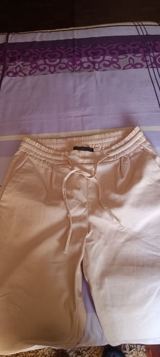 Calças Zara Rosa claro