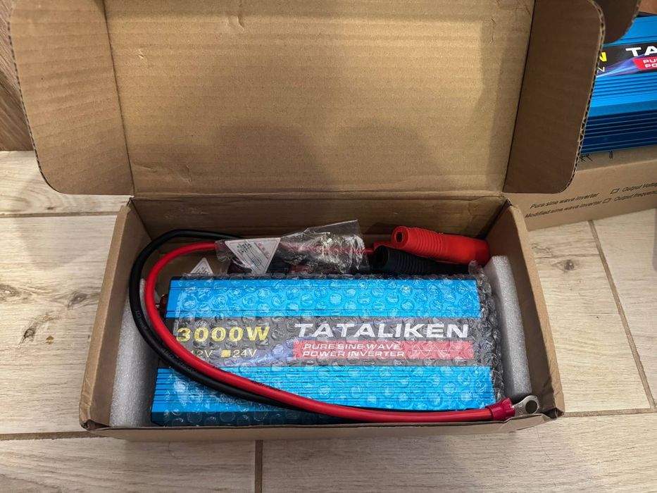Інвертор инвертор перетворювач 12-220 V Tataliken 3000W чистий синус