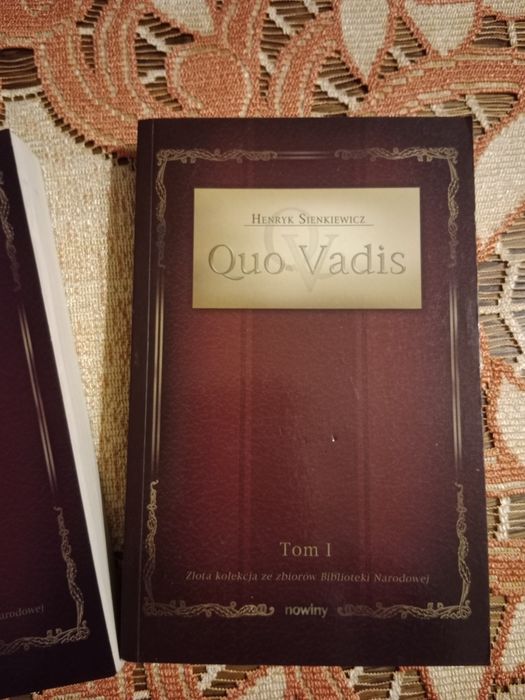 Książka Quo Vadis