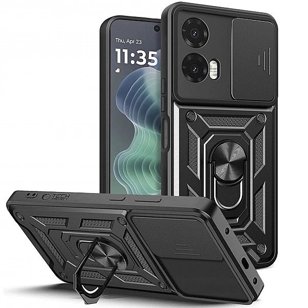 Etui Tech-Protect CamShield Pro na Motorola Moto G35/5G - czarne