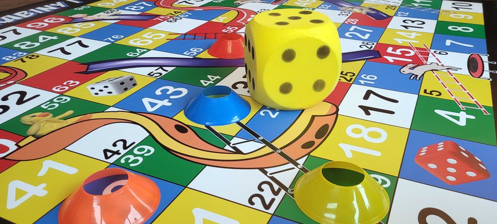 Gra Ślizgawki, Drabiny i Trampoliny, Mata animacyjna 1,5m x 1,5m