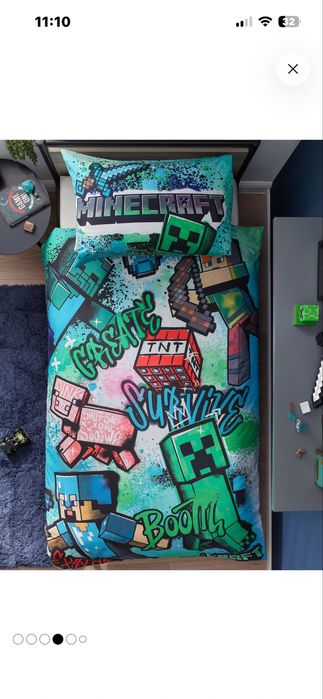 Постіль minecraft next