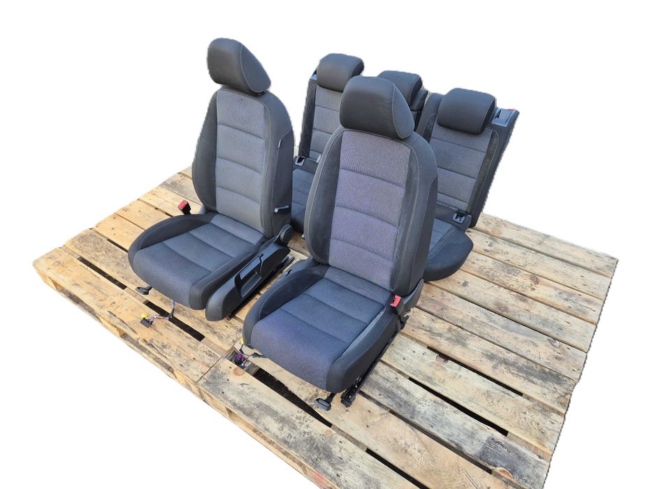 Wnętrze Fotele Kanapa Alcantara Welur VW GOLF 6 VI /5 Hatchback Europa