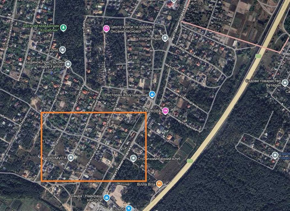 Земельна ділянка 15 сот Віта-Поштова, асфальт, забудована вулиця - Вид 3