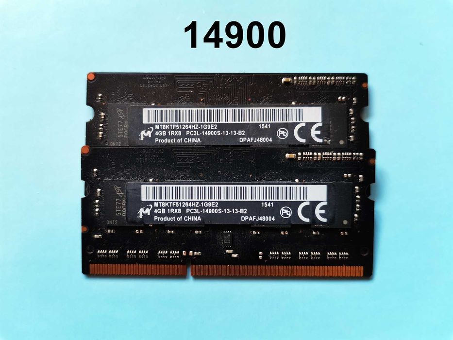 DDR3 8GB Micron 14900 L
