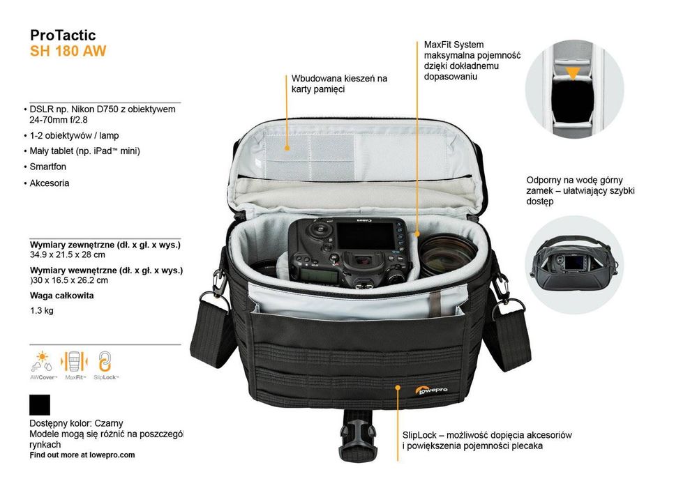 Torba LowePro ProTactic SH 180 AW
