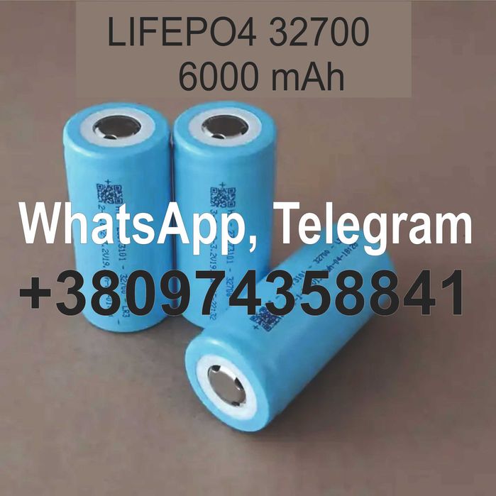 Акумулятор LiFePO4 32700 6000 mAh 3.2V Високотоковий