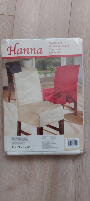 Nakrycia / pokrowce na krzesla 6sztuk