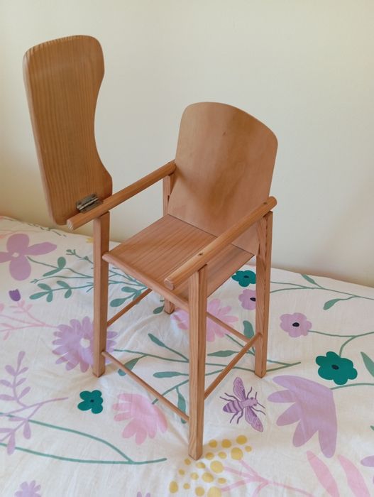 Berço e Cadeira para Bonecas
