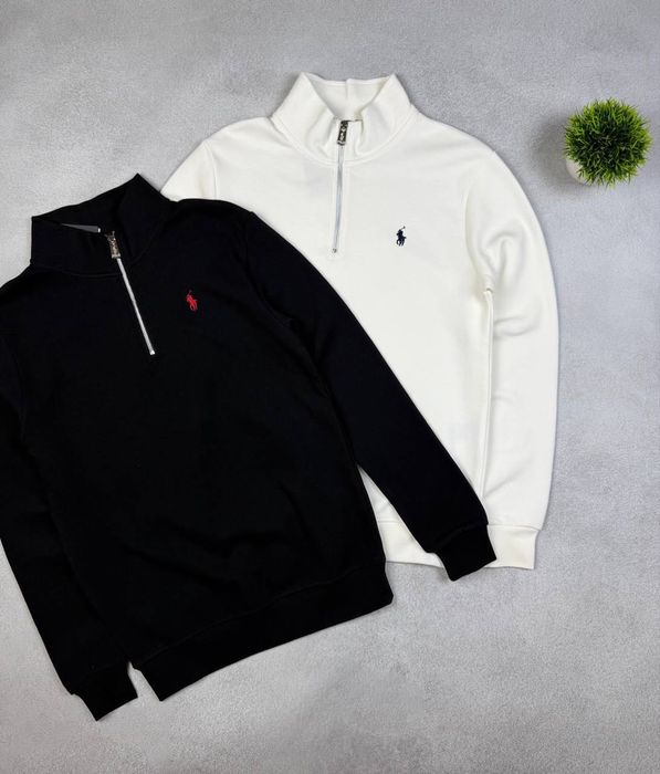‼️TOP‼️БЕЗ ПРЕДОПЛАТ‼️Мужская кофта полу замок поло polo Ralph Lauren | свитшот поло | зипка polo | 1/3 polo | polo ralph lauren | кофта Ральф | зипка