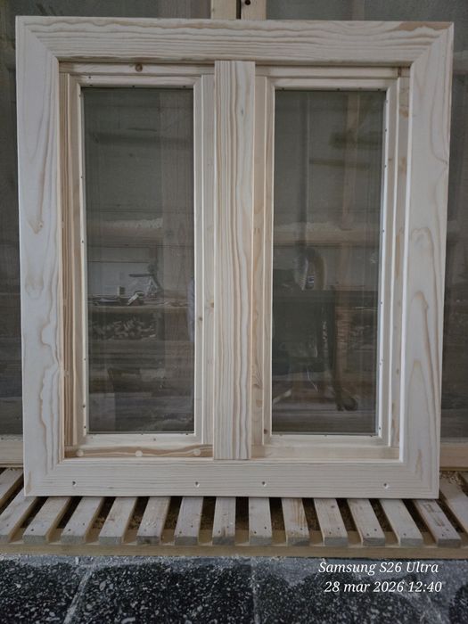 Okno drewniane 90 x 100