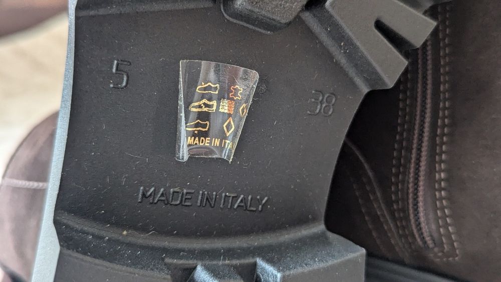 Італійські замшеві ботінки + сумка (комплект)