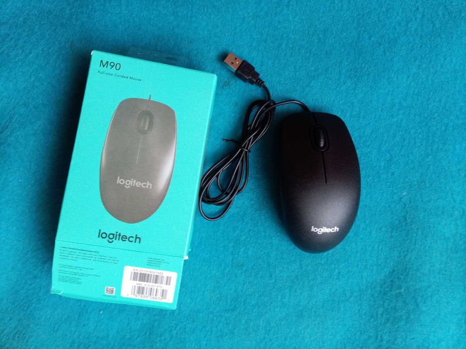 Новая в упаковке USB мышка Logitech (мишка миша мышь компьютер ноутбук