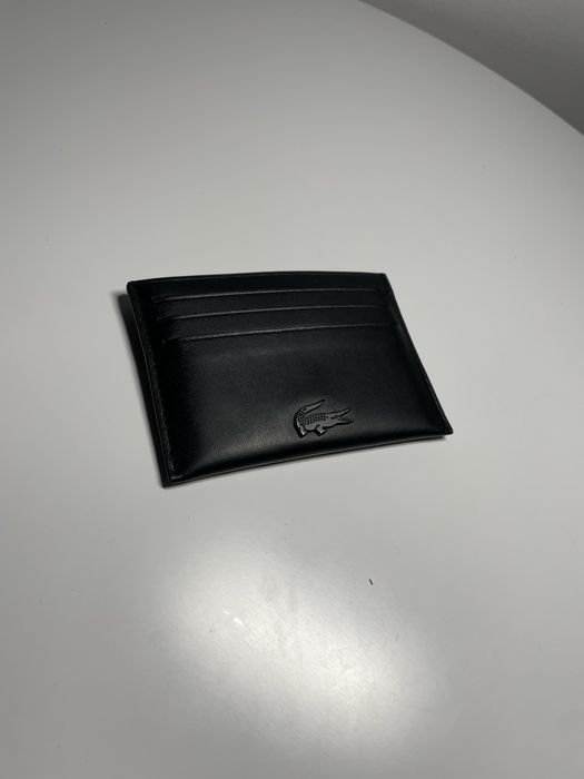 Cardholder Lacoste Noir Leather