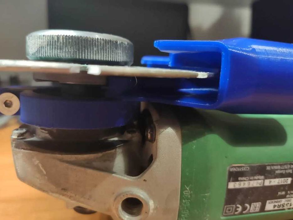 Насадка на болгарку з відведенням пилу 125мм  150мм  для штроби