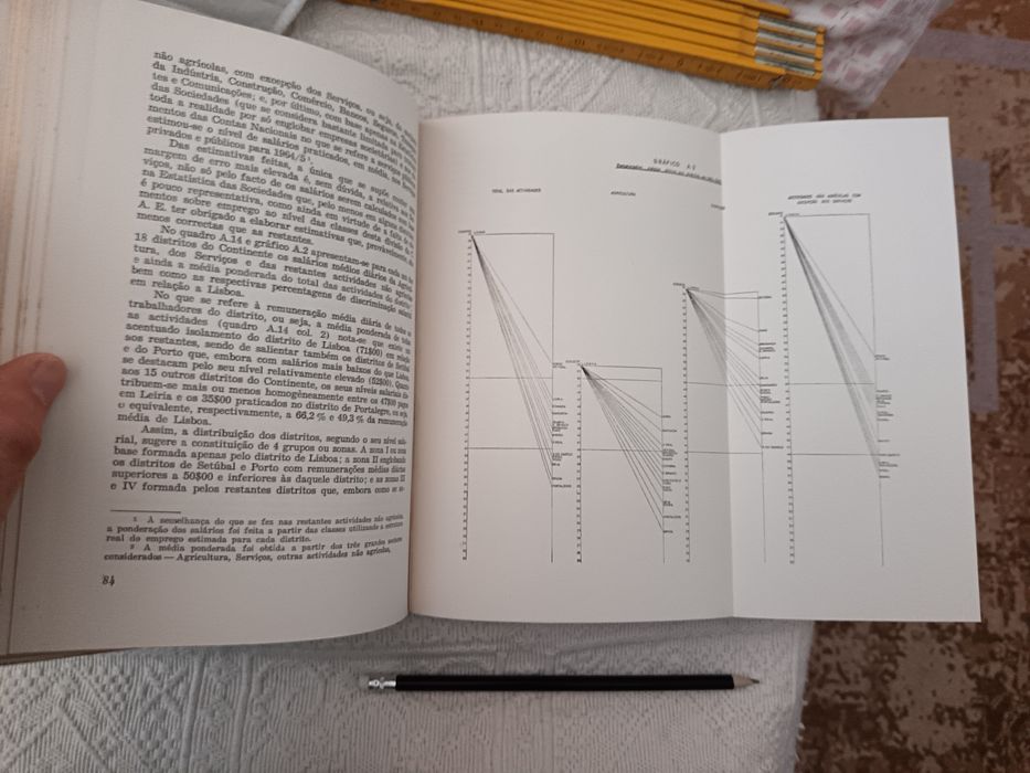 Livro antigo "Repartição dos Rendimentos e Planeamento"
