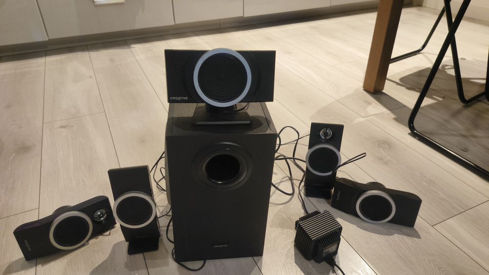 Głośniki 5.1 subwoofer creative inspire t6100