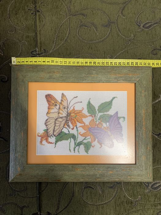 Картина вишита «Метелики»