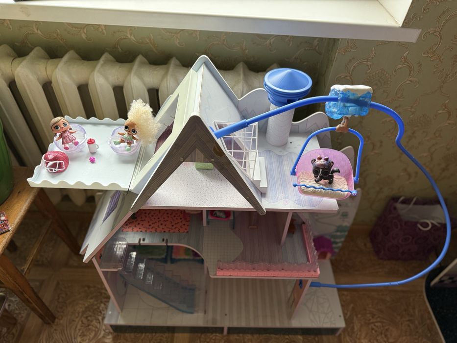 Зимовий будинок лол Шале лол ляльковий будинок лол surprise лялька